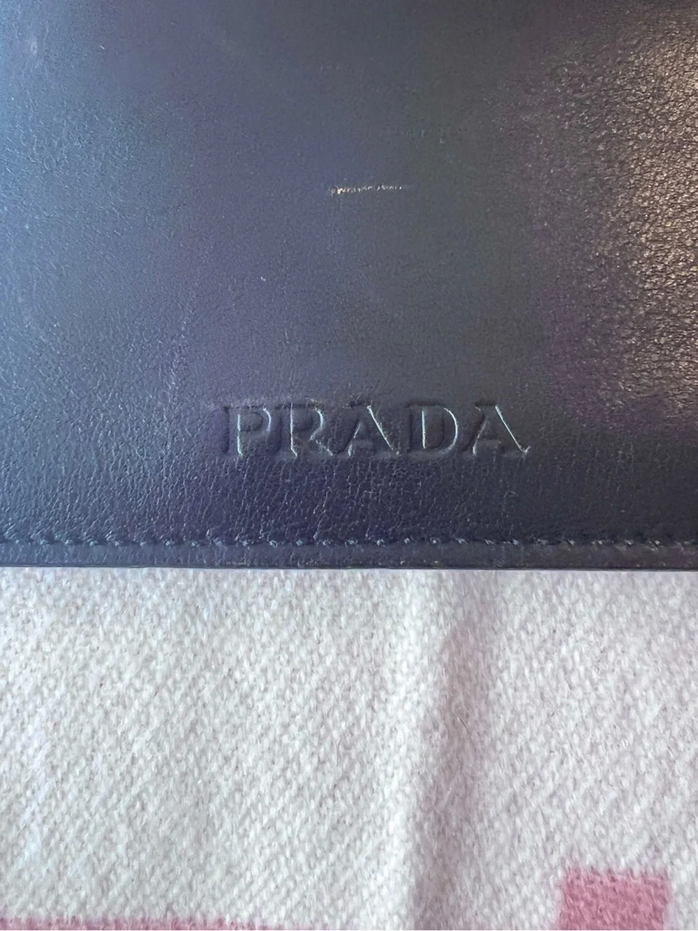 Prada⭐️Brown Embossed Leather Crossbody Bag